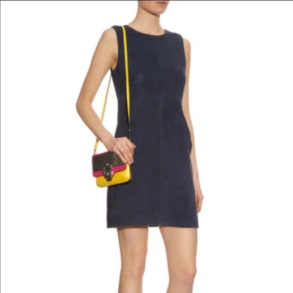 DVF Navy Capreena Dress - Picture 5 of 6